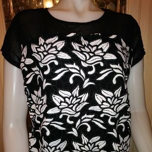 Nine West Floral Top.